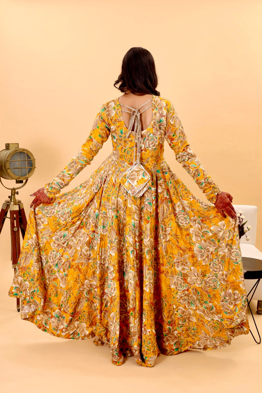 Rangeendori Anarkali Set