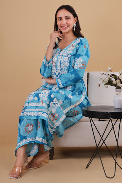 Ravisha Rangeen Doori Kurta Set