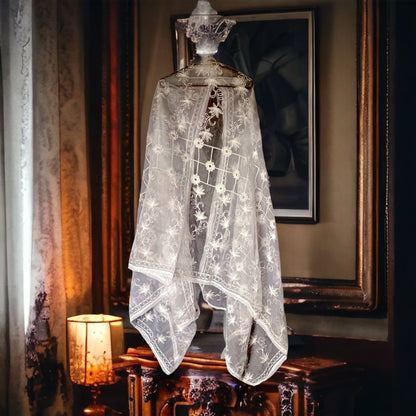 Organza Chikankari Dupatta