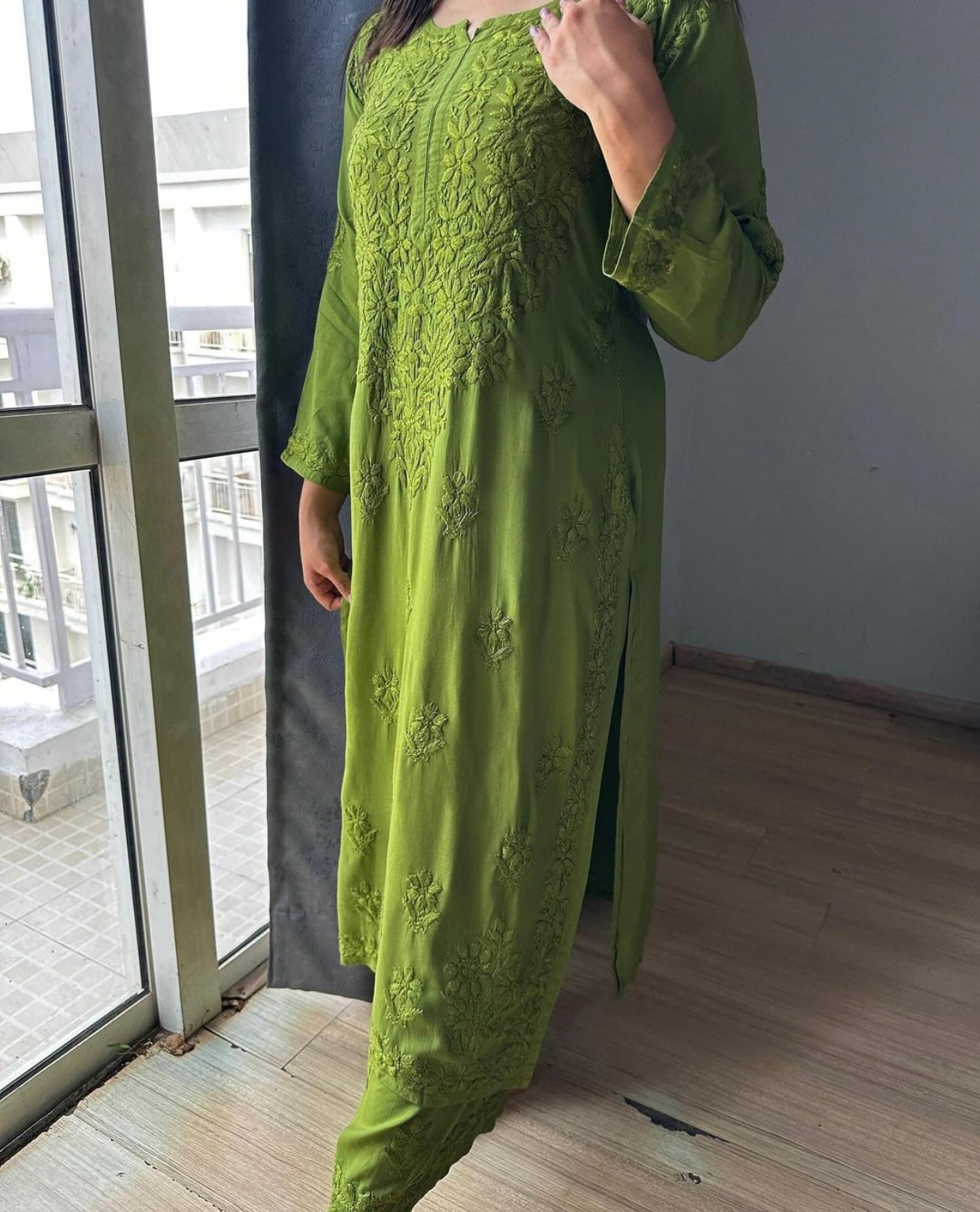 Authentic Nazakat  Lucknowi Kurta Set