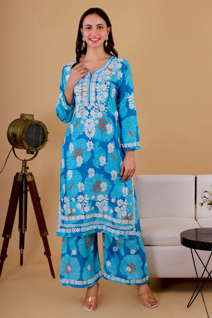 Ravisha Rangeen Doori Kurta Set