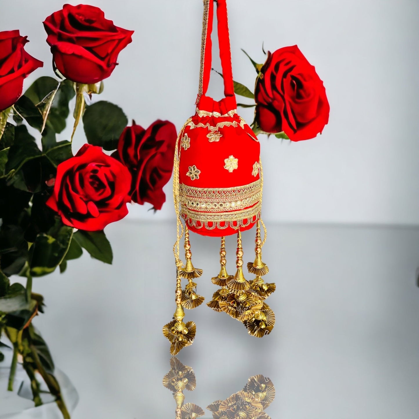 Fairy Red Potli Bag