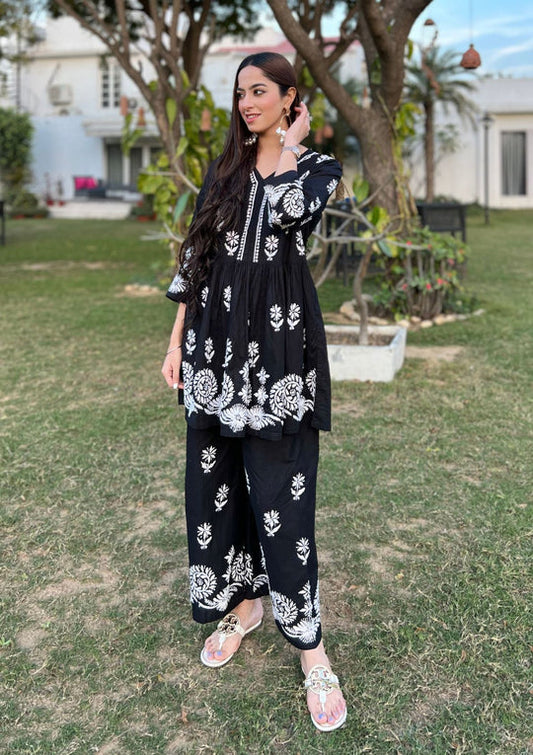 Black Kurta Set