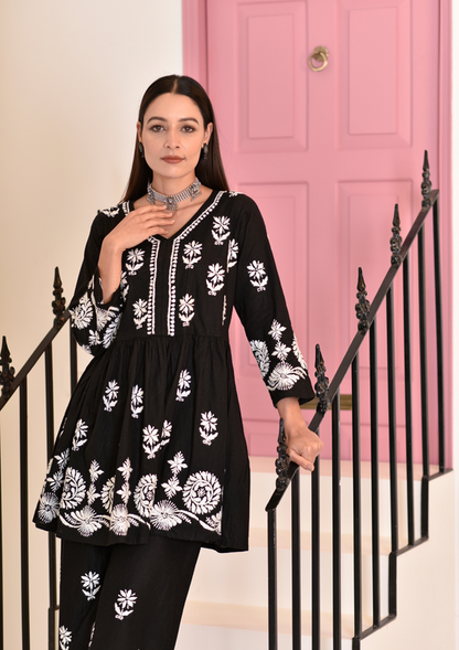 Black Kurta Set