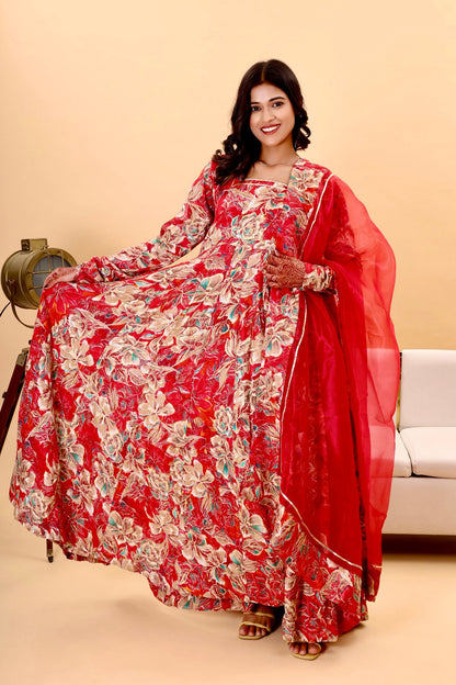 Rangeendori Anarkali Set