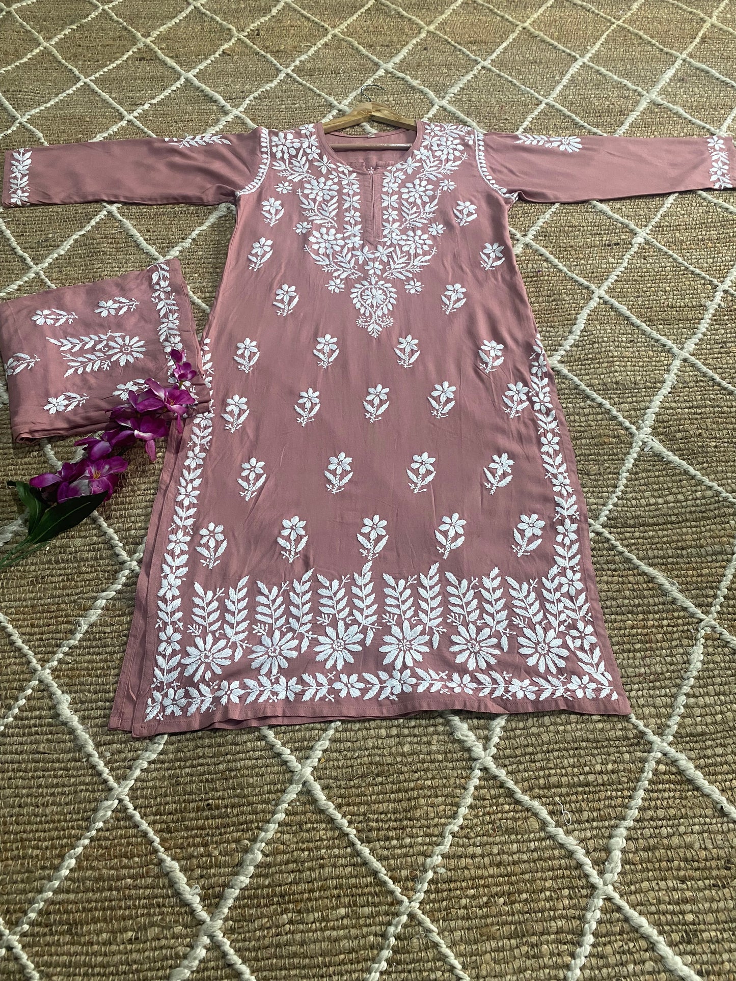 Authentic Lucknowi kurta Palazzo Set