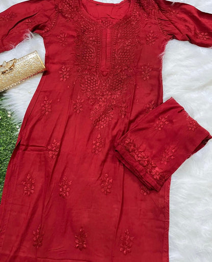 Authentic Nazakat  Lucknowi Kurta Set