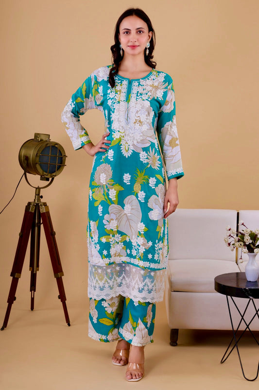 Mehwish Rangeen Doori Kurta Set