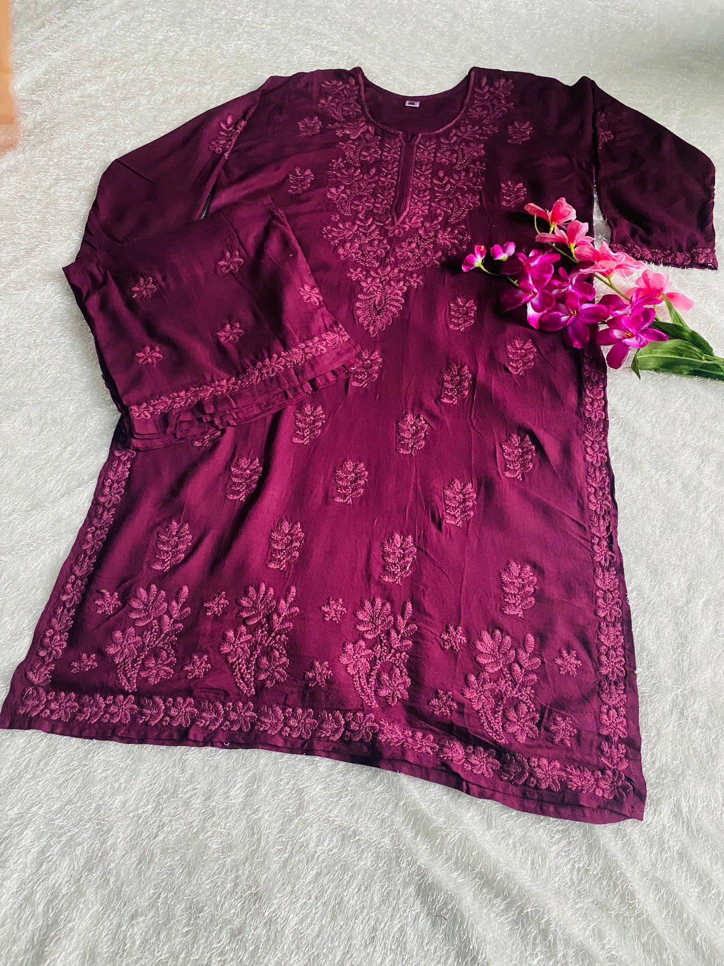 Authentic Nazakat  Lucknowi Kurta Set