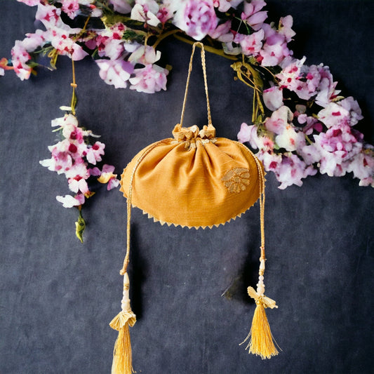 Golden Potli Bag