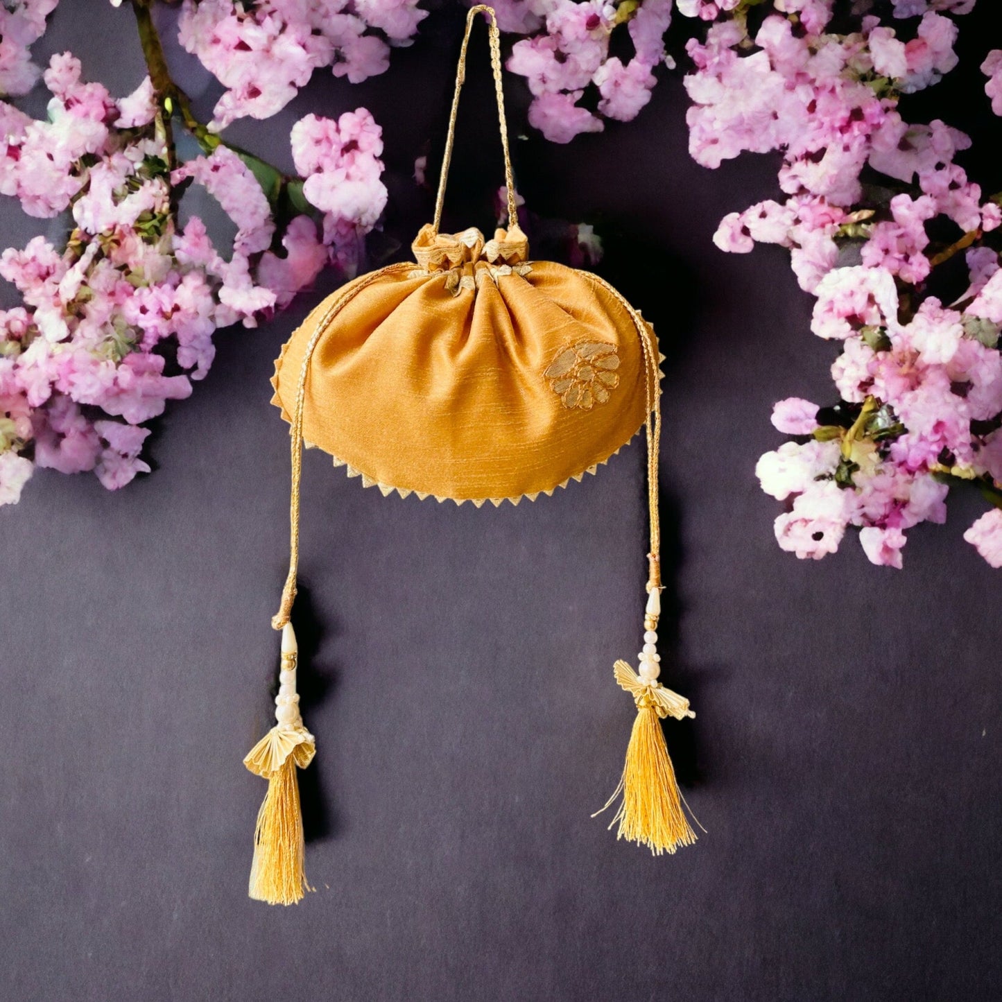 Golden Potli Bag