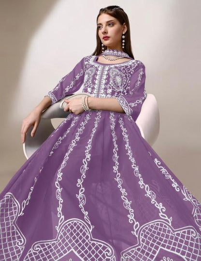 Kurta with designer dupatta