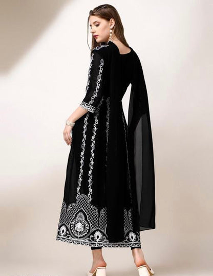 Kurta with designer dupatta